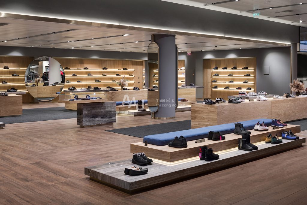 thiết kế shop giày