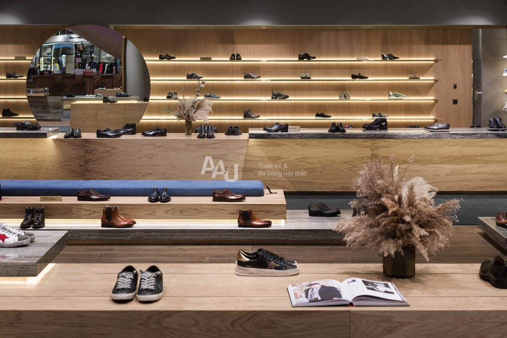 thiết kế shop giày