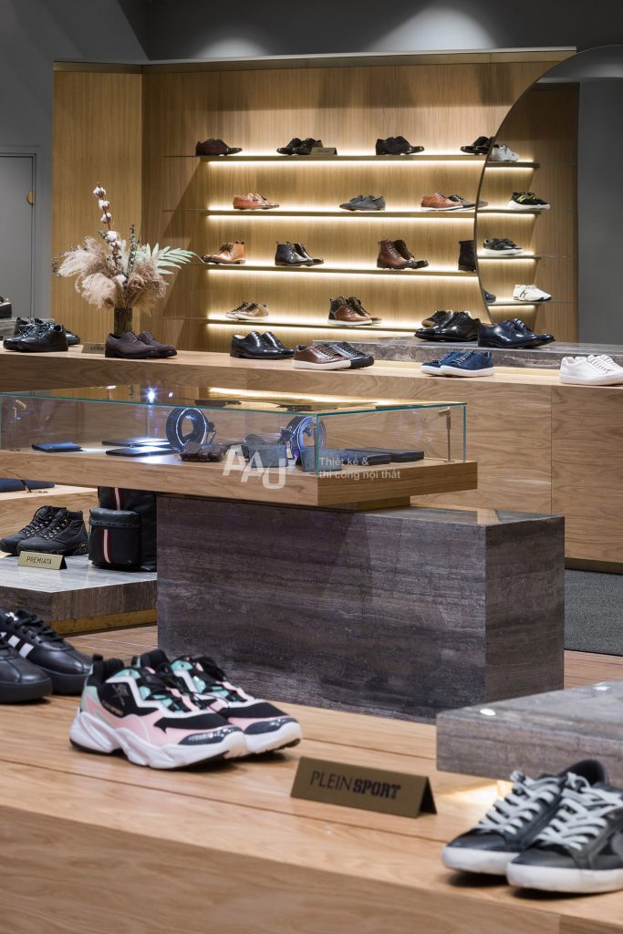 thiết kế shop giày