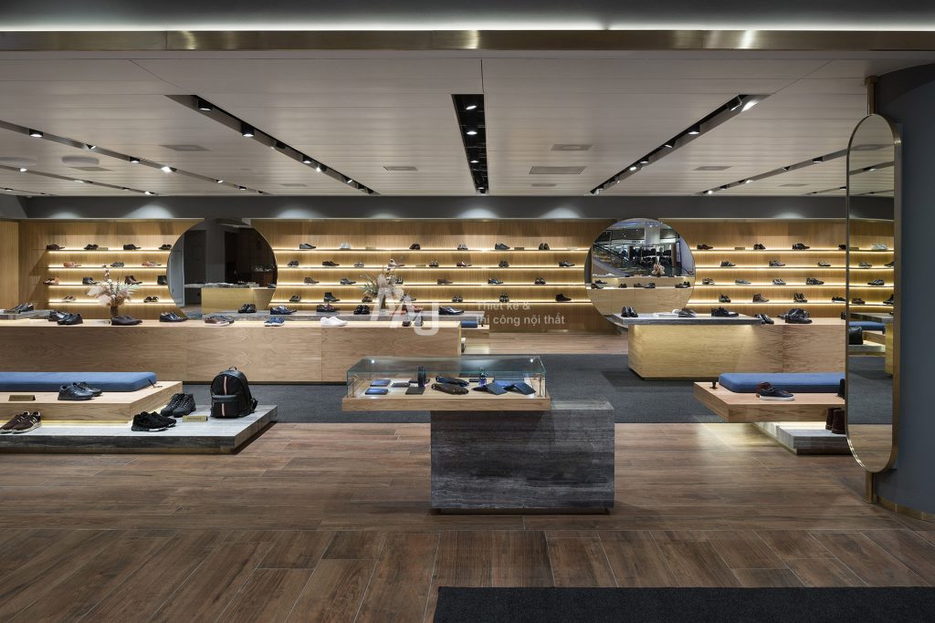 thiết kế shop giày