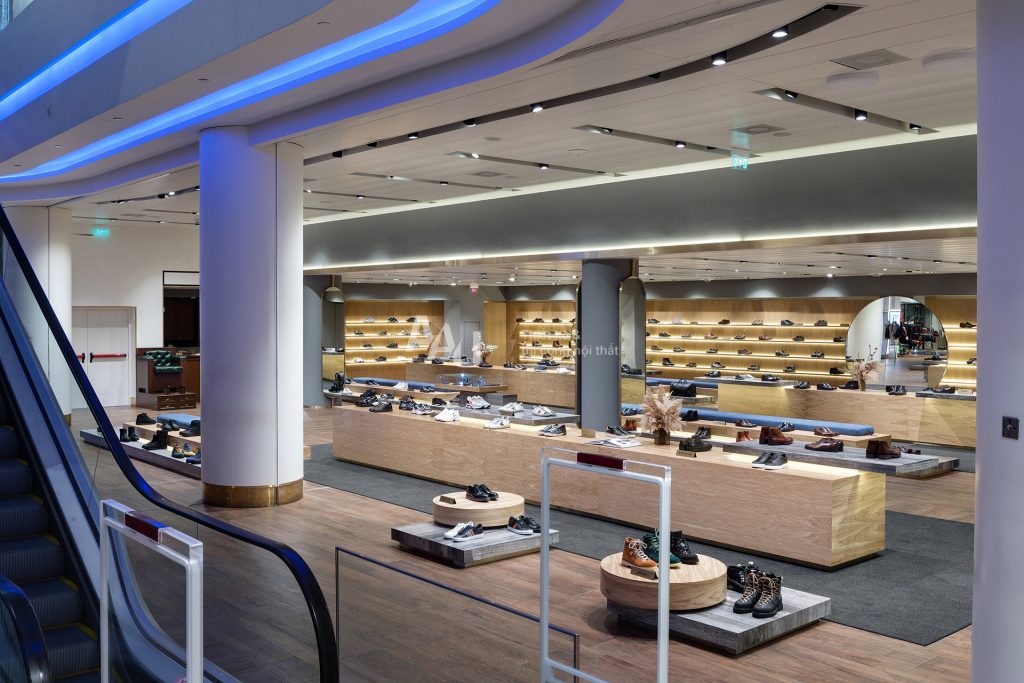 thiết kế shop giày