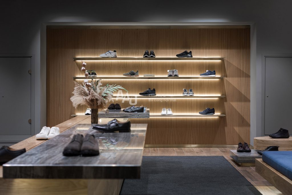 thiết kế shop giày