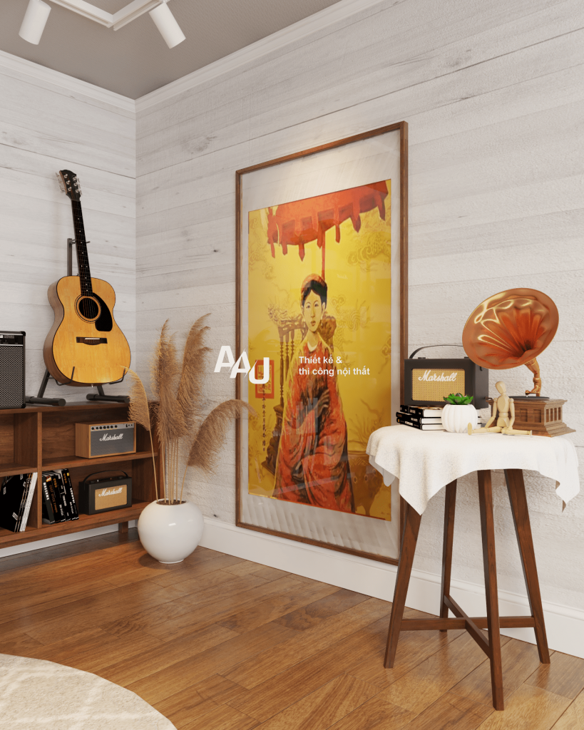 Thiết kế shop loa - Marshall Mid Centery