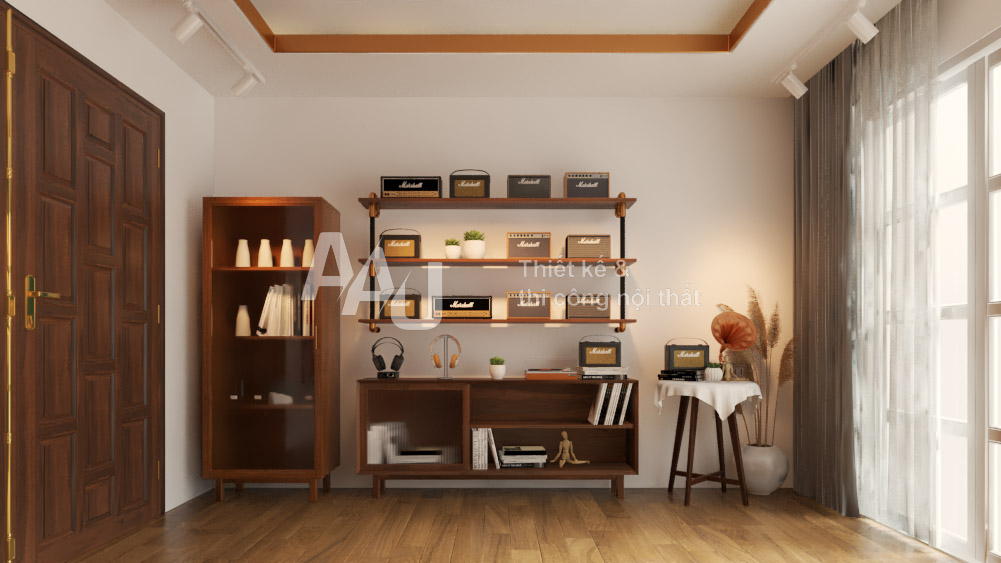 Thiết kế shop loa - Marshall Mid Centery