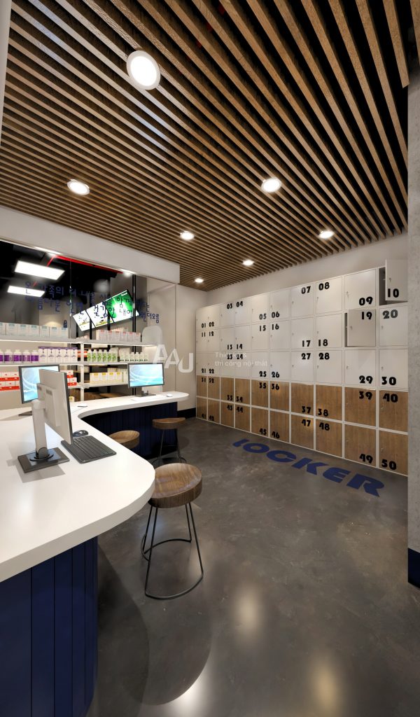 Thiết kế shop mỹ phẩm - Cosmetic Super Market