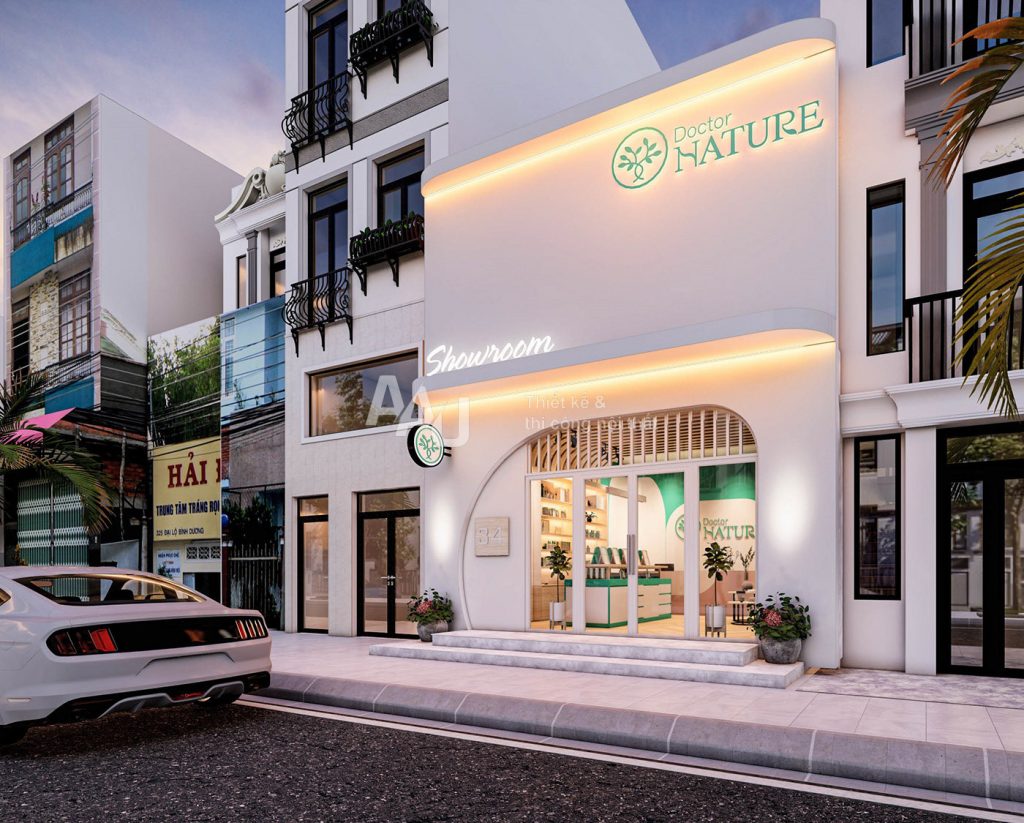 Dự án thiết kế tiệm mỹ phẩm