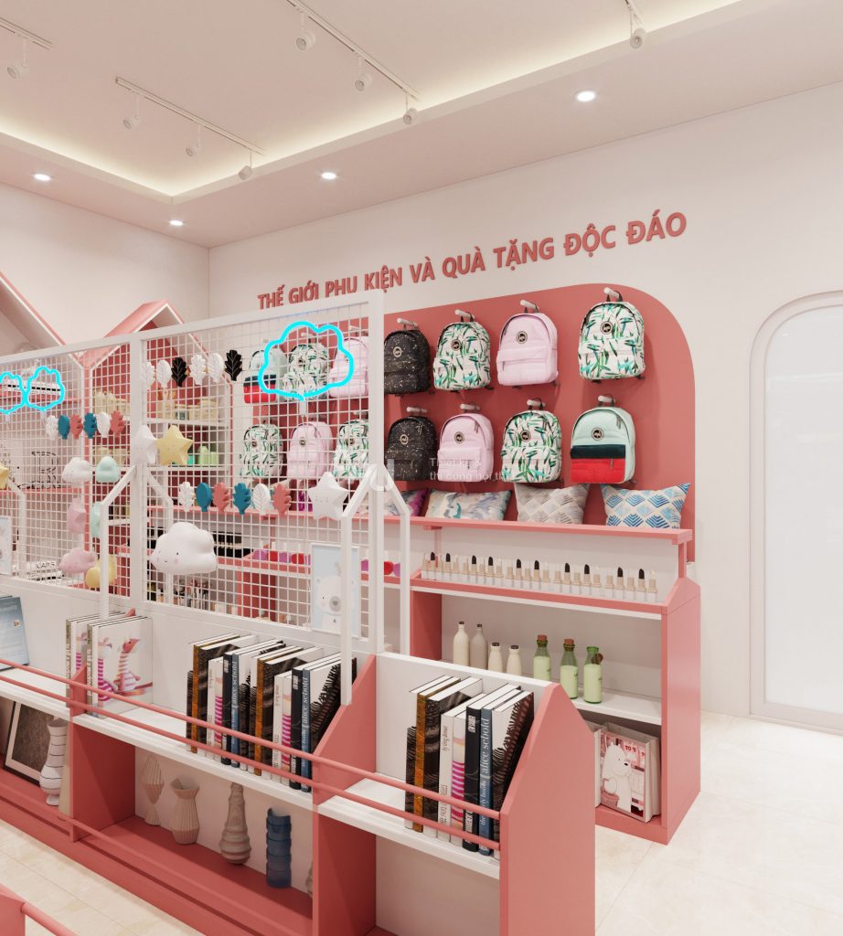 Thiết kế shop phụ kiện quà tặng