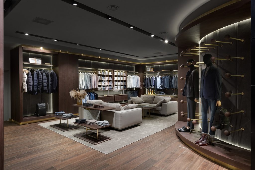 Thiết kế shop quần áo nam