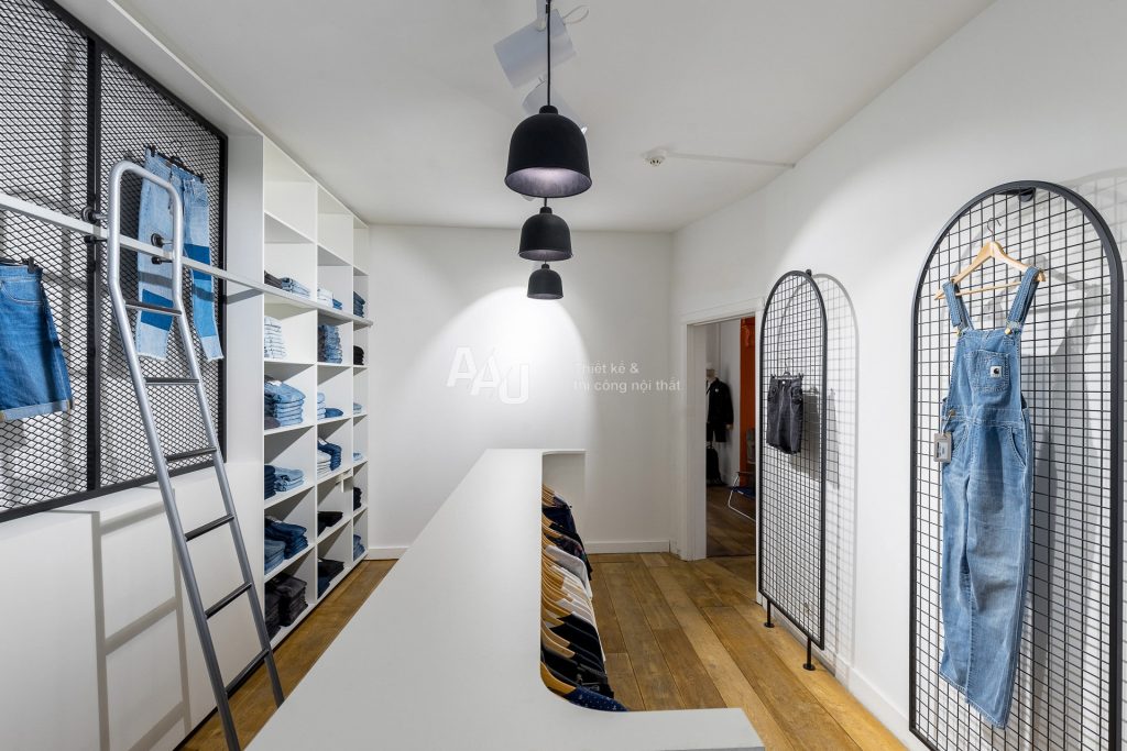 thiết kế shop quần áo nam đẹp