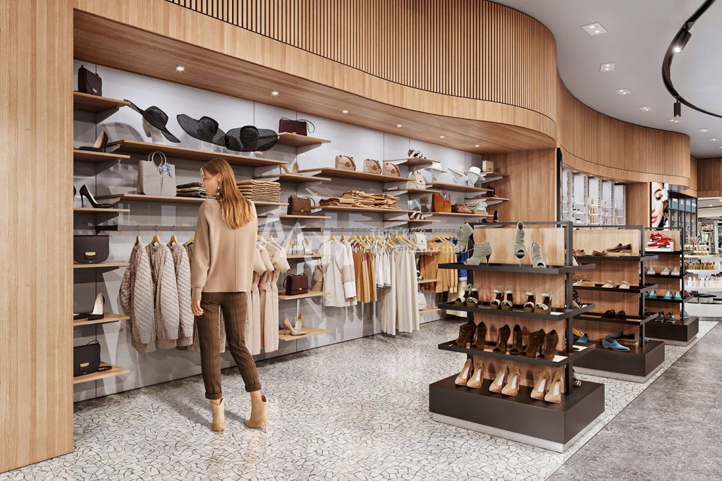 Thiết kế shop quần áo nữ NMAC