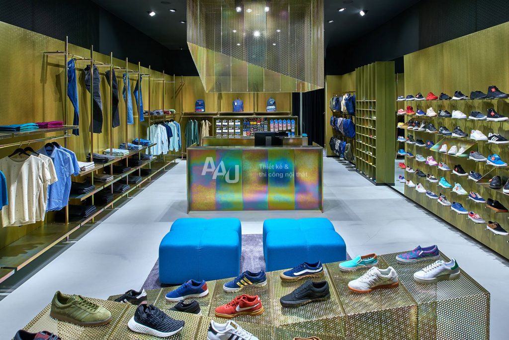 Thiết kế shop thời trang nam