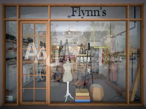 Thiết kế shop thời trang nữ nhỏ - Flynn's store