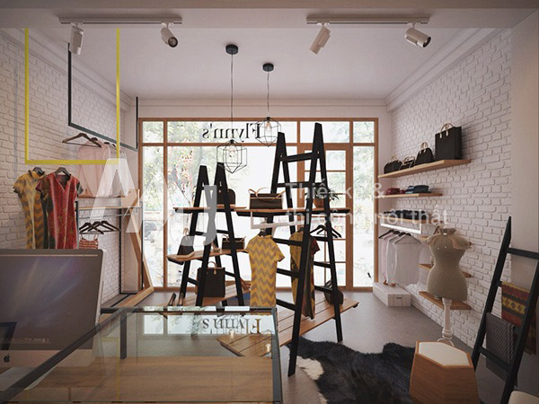 Thiết kế shop thời trang nữ nhỏ - Flynn's store