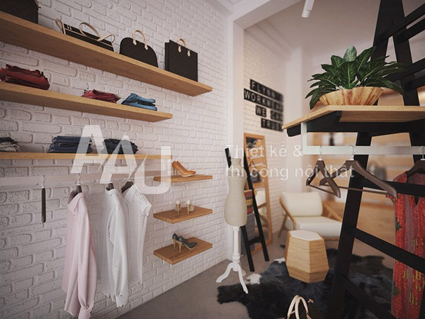 Thiết kế shop thời trang nữ nhỏ - Flynn's store