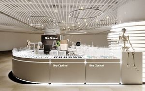 Thiết kế showroom kính Sky Optical