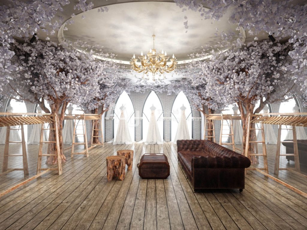 thiết kế studio áo cưới