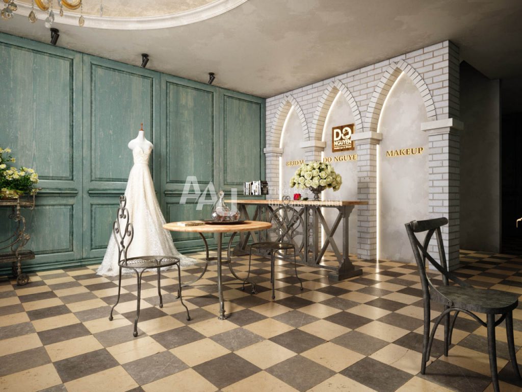 thiết kế studio áo cưới