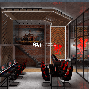 Thiết kế tiệmThiết kế tiệm game Cybercore Gaming Q10 game Cybercore Gaming 2