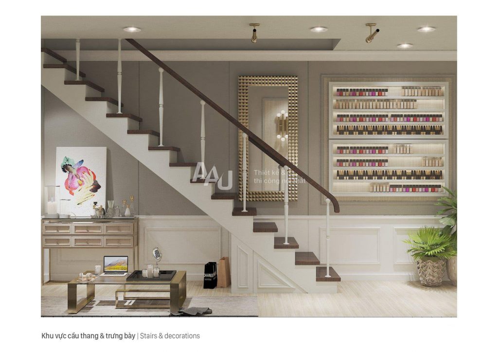 Thiết kế tiệm nail nhỏ đẹp