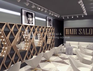 Thiết kế tiệm tóc nam nhỏ - Thanh Lee Salon