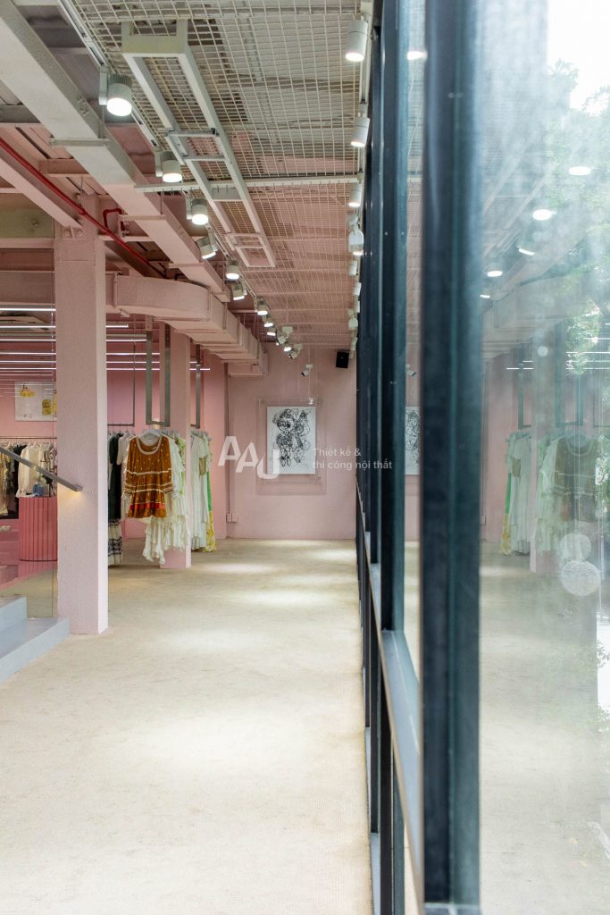 thiết kế cửa hàng thời trang