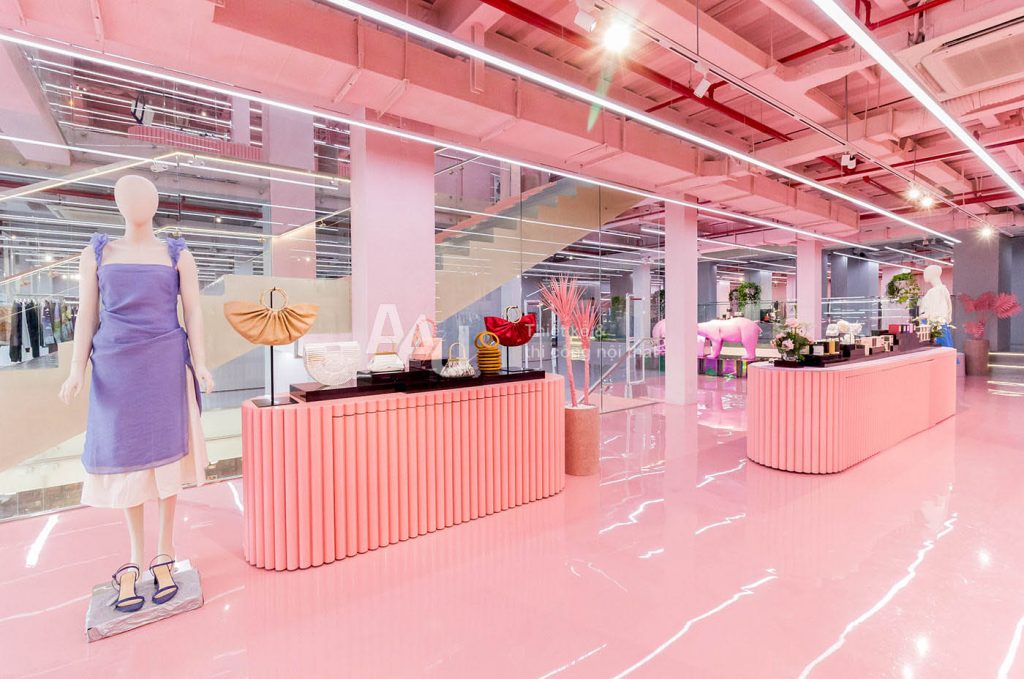 thiết kế cửa hàng thời trang