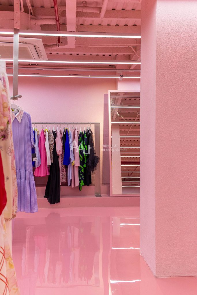 thiết kế cửa hàng thời trang