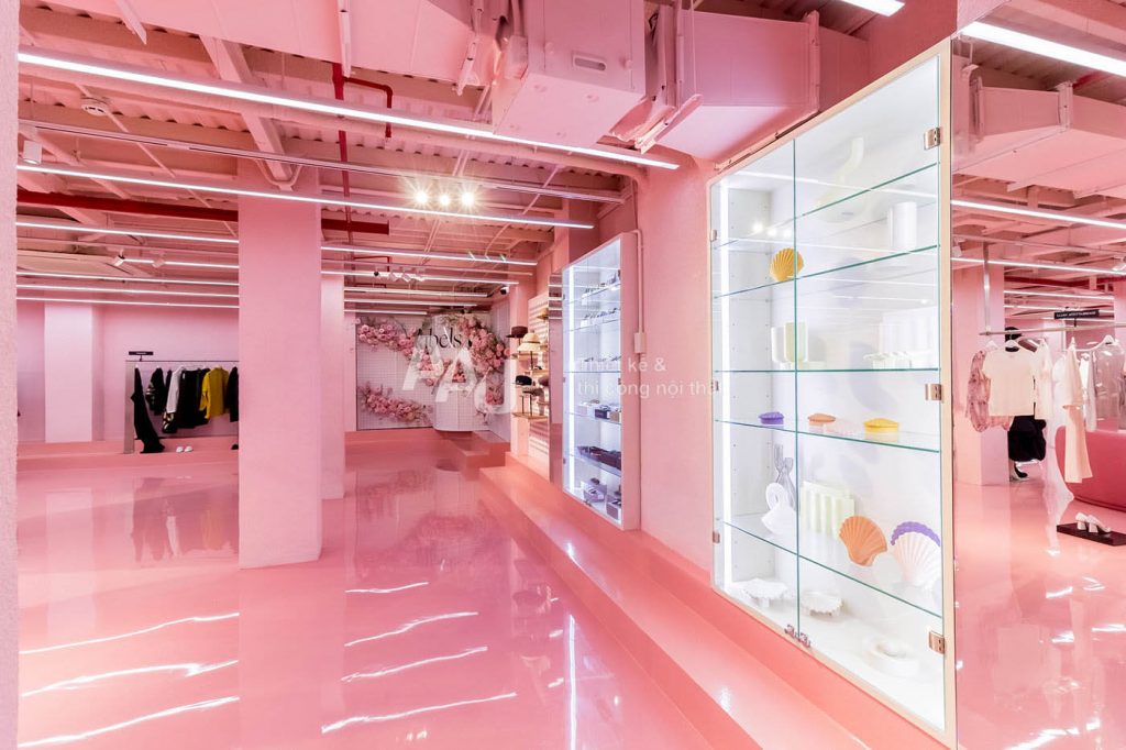 thiết kế cửa hàng thời trang