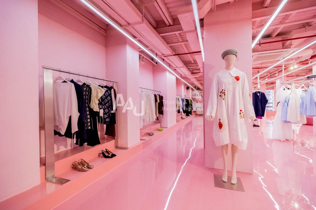 thiết kế cửa hàng thời trang