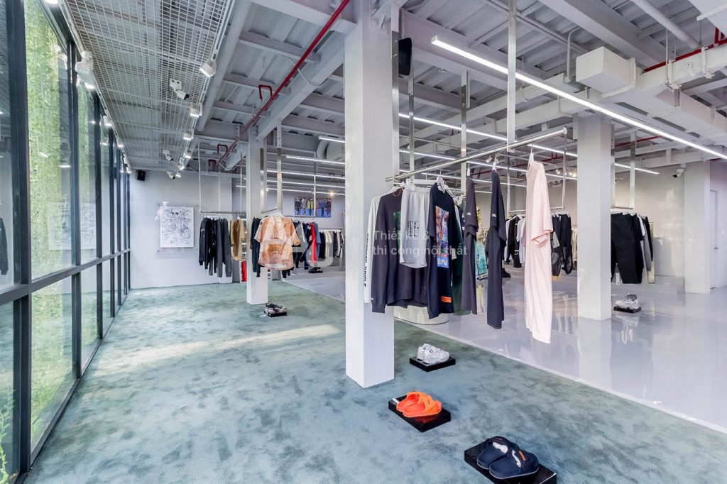 thiết kế cửa hàng thời trang