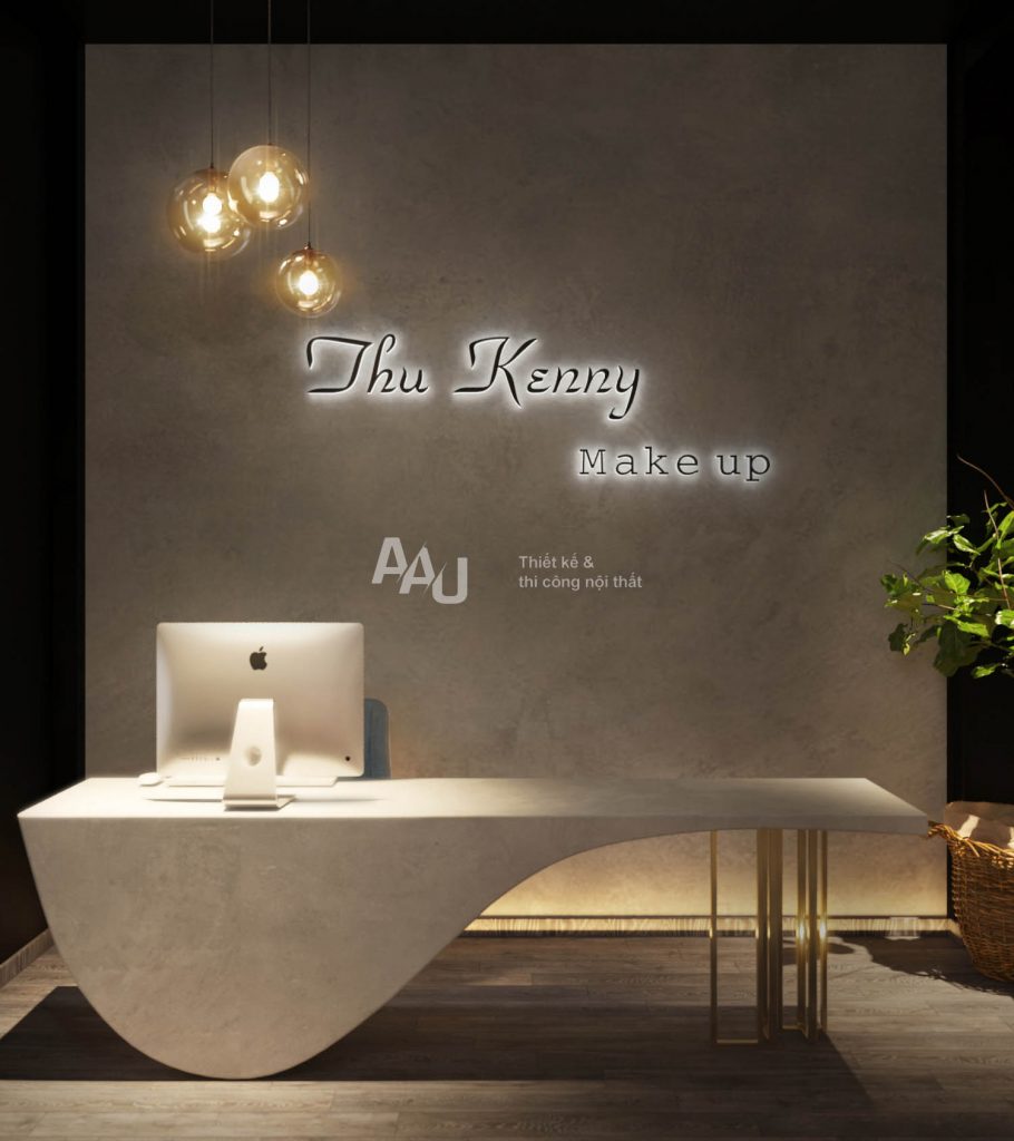 Thiết kế cửa hàng makeup Thu Kenny