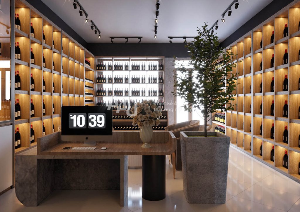Thiết kế cửa hàng rượu Dương Trần