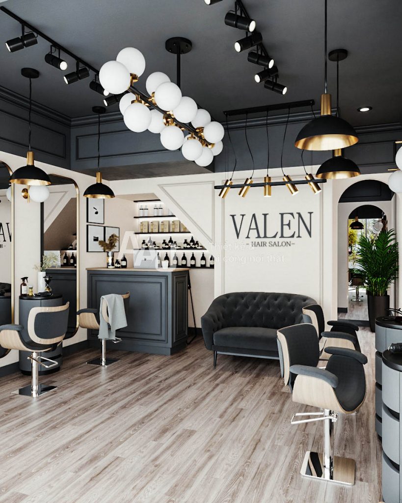 Thiết kế salon tóc đẹp - Valen Salon