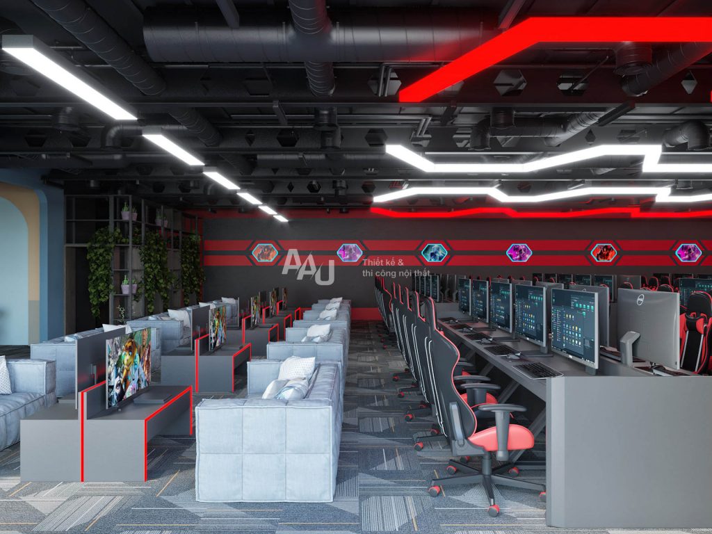 Thiết kế tiệm game Cyber Game