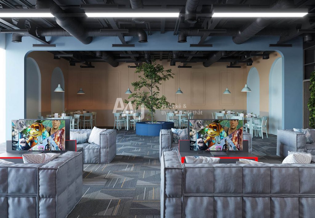 Thiết kế tiệm game Cyber Game