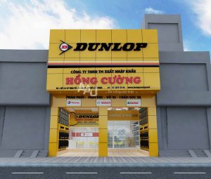 Thiết kế trung tâm chăm sóc xe hơi Hồng Cường