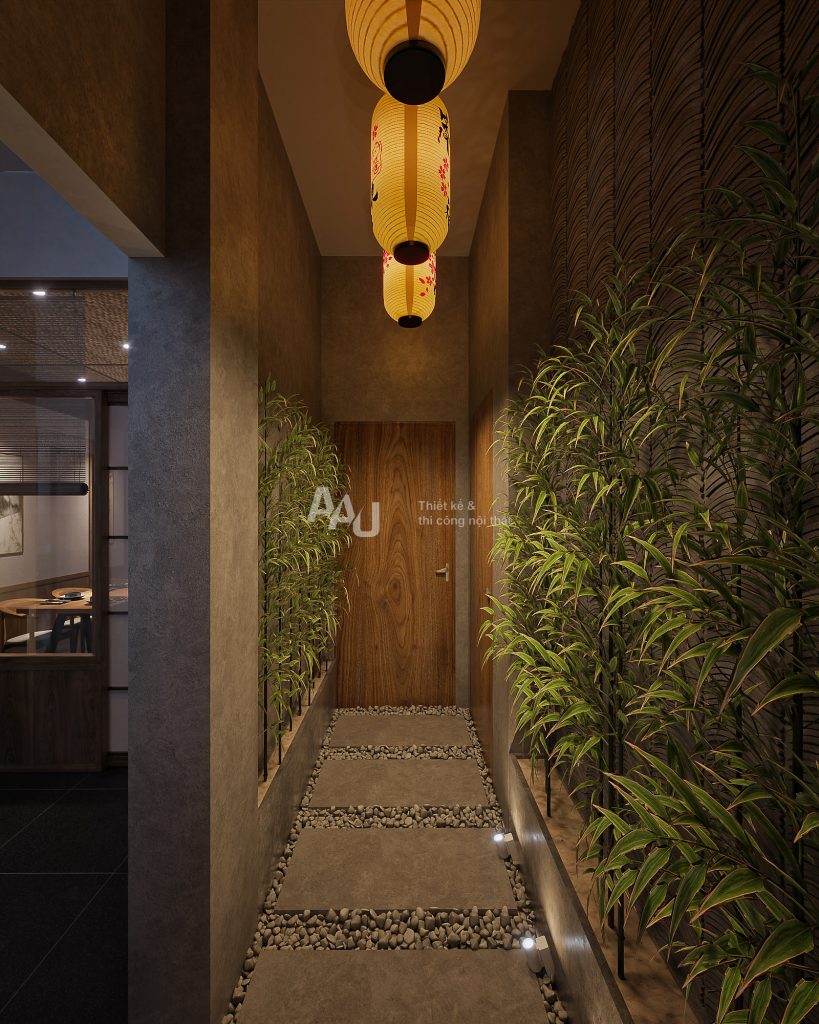 thiết kế nhà hàng Nhật Bản