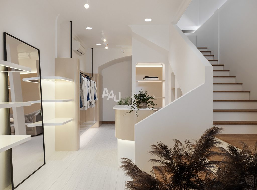 thiết kế nội thất shop quần áo