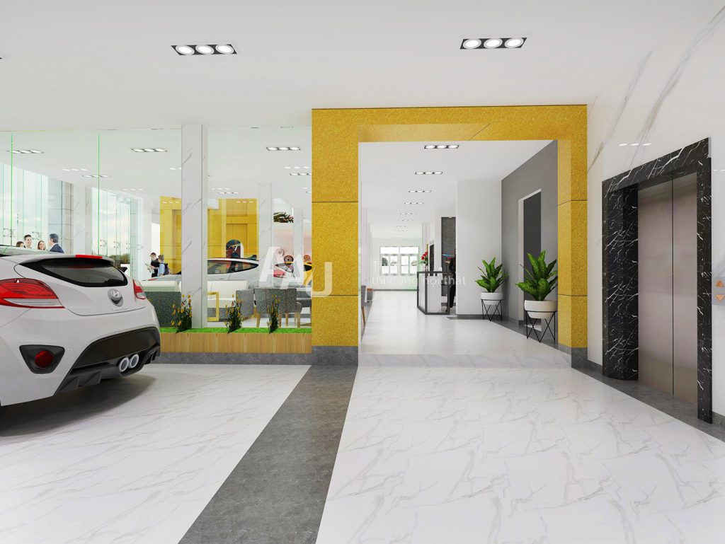 thiết kế showroom ô tô