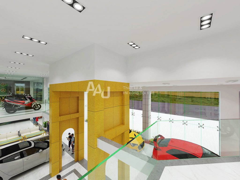 thiết kế showroom ô tô