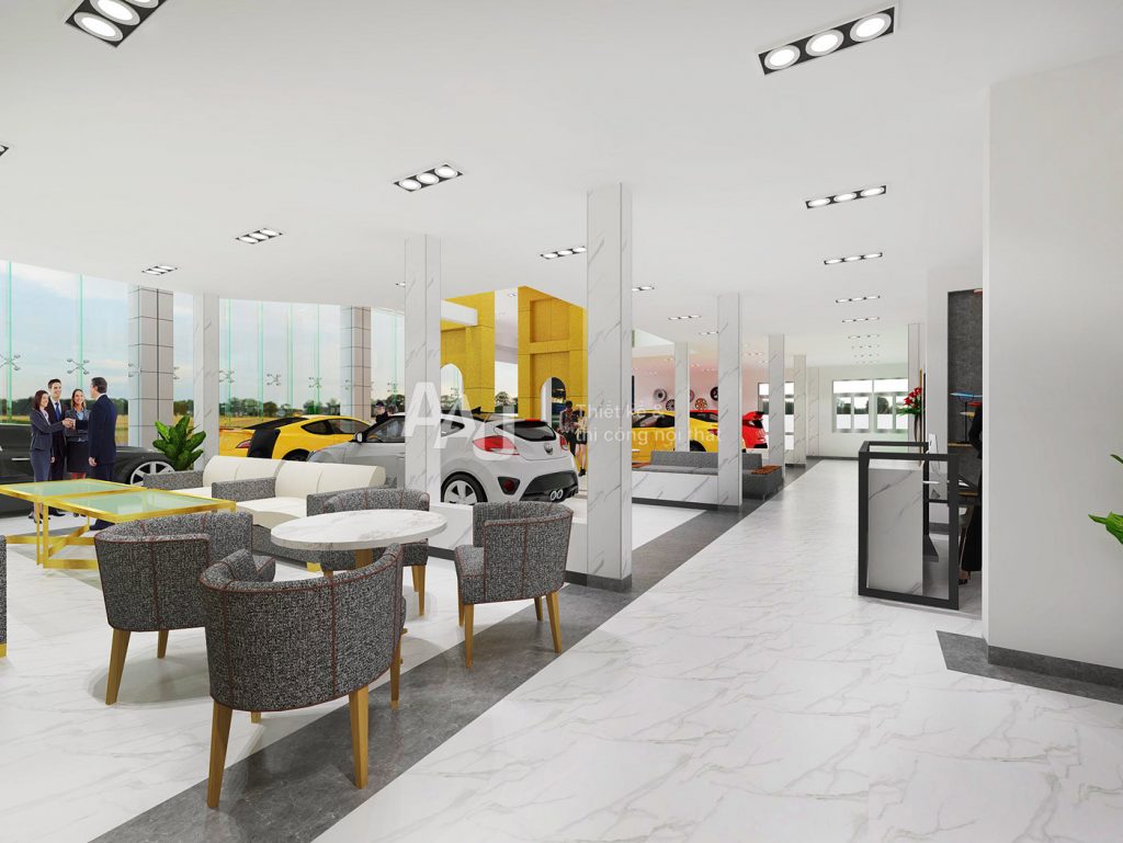 thiết kế showroom ô tô
