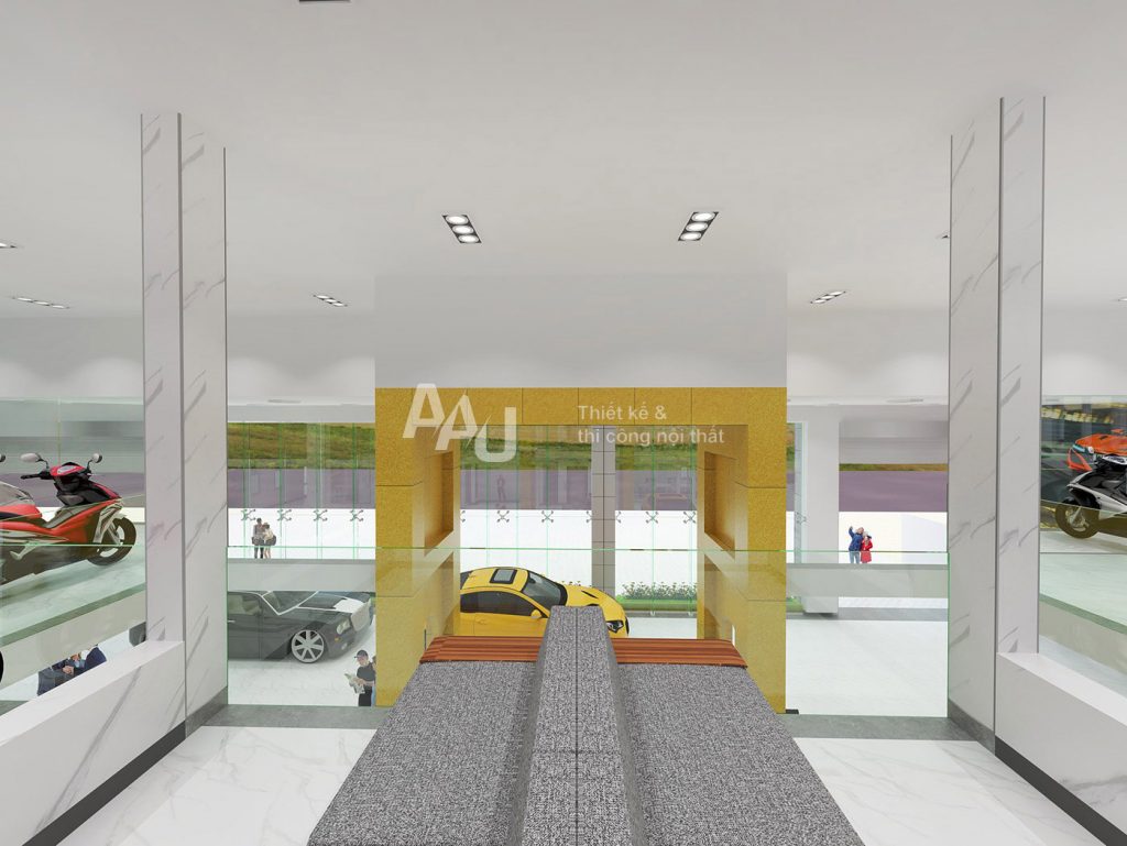 thiết kế showroom ô tô