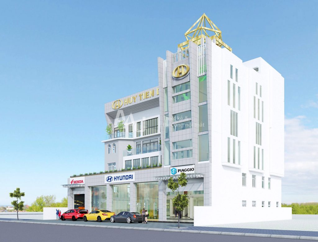 thiết kế showroom ô tô