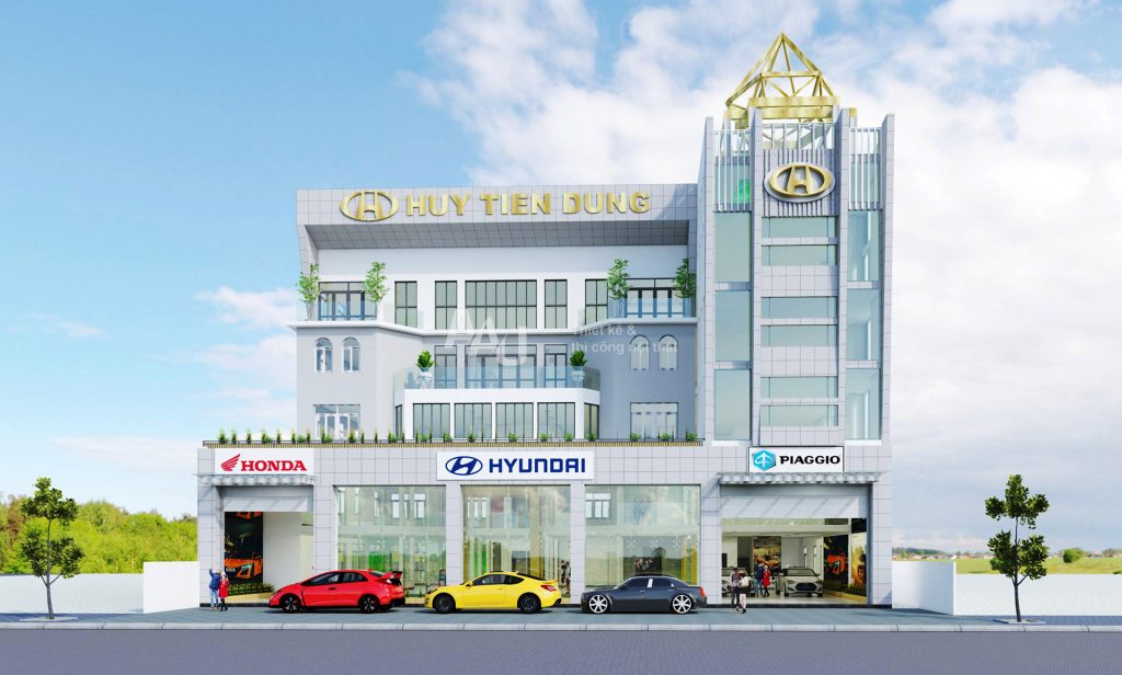 thiết kế showroom ô tô