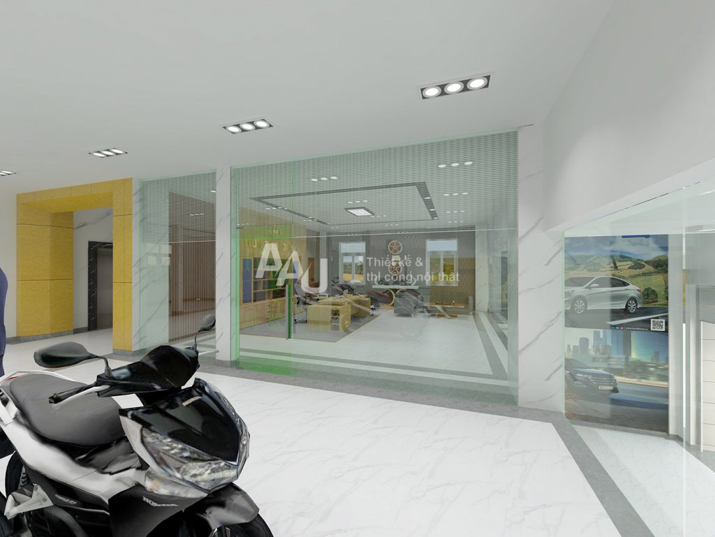 thiết kế showroom ô tô