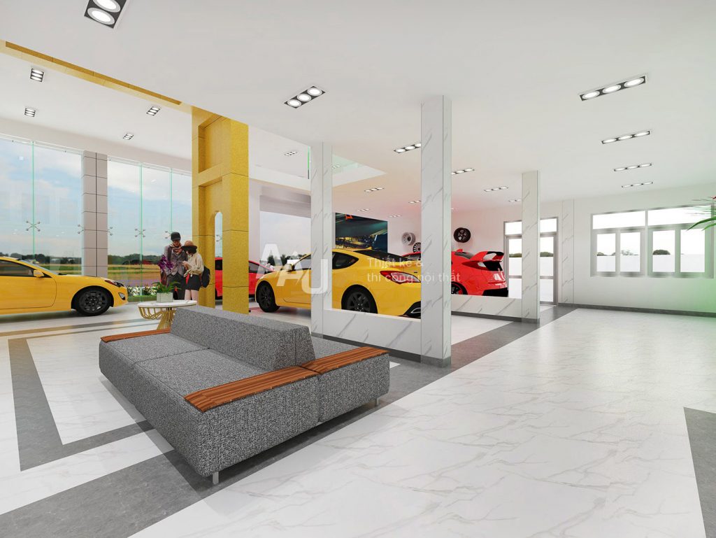 thiết kế showroom ô tô