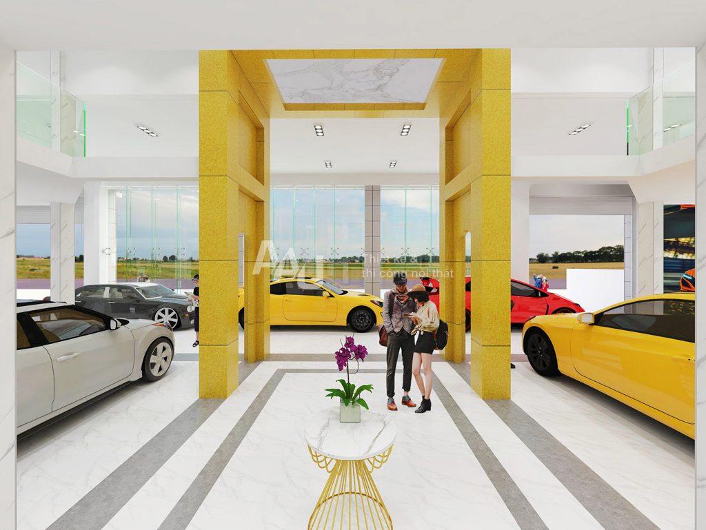 thiết kế showroom ô tô
