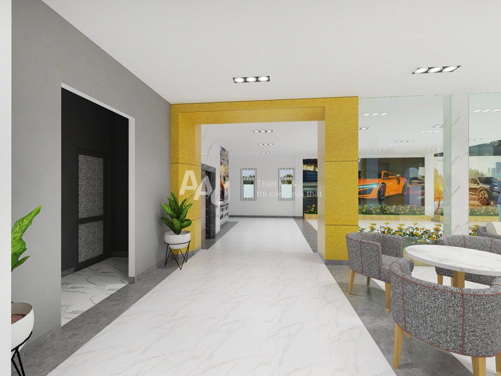 thiết kế showroom ô tô
