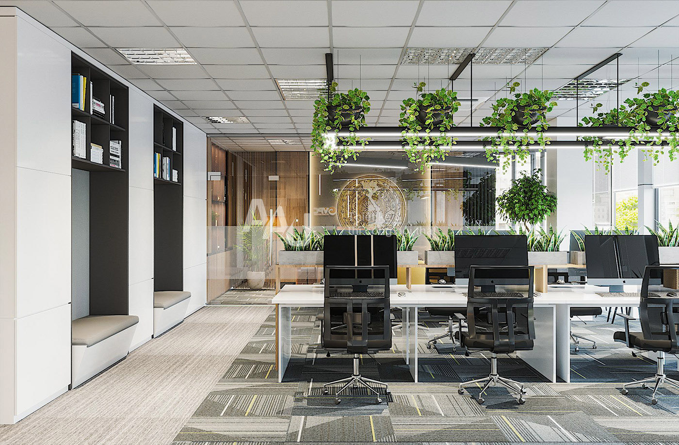 Thiết Kế Văn Phòng VPC Office - Thiết Kế Nội Thất AAU