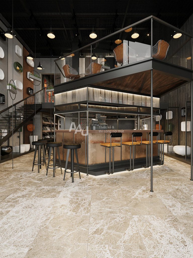 thiết kế cửa hàng thiết bị vệ sinh